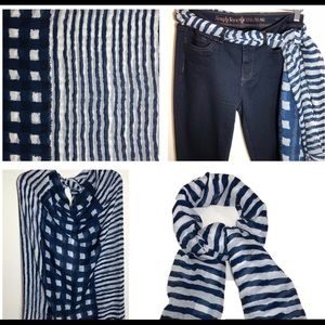 NWT | Nautical Style Navy Vogue Scarf